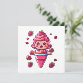 Raspberry Sorbet Kawaii (Stehend Vorderseite)
