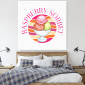 Raspberry Sorbet Leinwanddruck (Insitu (Schlafzimmer))