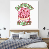 Raspberry Sorbet Leinwanddruck (Insitu (Schlafzimmer))