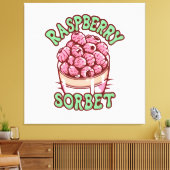 Raspberry Sorbet Leinwanddruck (Insitu (Wohnzimmer))
