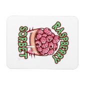 Raspberry Sorbet Magnet (Horizontal)