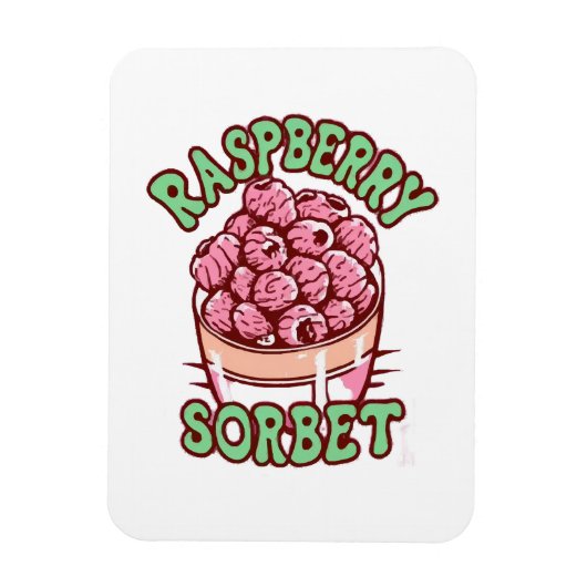 Raspberry Sorbet Magnet (Vertikal)