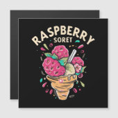 Raspberry Sorbet Magnetkarte (Vorne/Hinten)