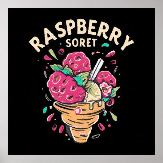Raspberry Sorbet Poster (Vorne)