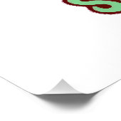 Raspberry Sorbet Poster (Ecke)