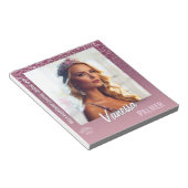 Raspberry Sparkle Titlehalter Autograph Notepad Notizblock (angewinkelt)