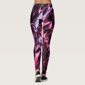 Raspberry Splash, dunkelrosa Flüssigkeit, Mitterna Leggings (Rückseite)