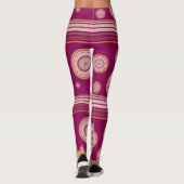 Raspberry Stripe Leggings (Rückseite)