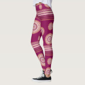 Raspberry Stripe Leggings (Links)