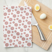 Raspberry Swirl Geschirrtuch (Viertel Falte)