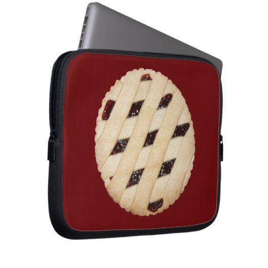 Raspberry Tart Laptop Sleeve (Vorne Rechts)