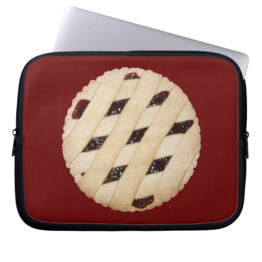 Raspberry Tart Laptop Sleeve (Vorderseite)