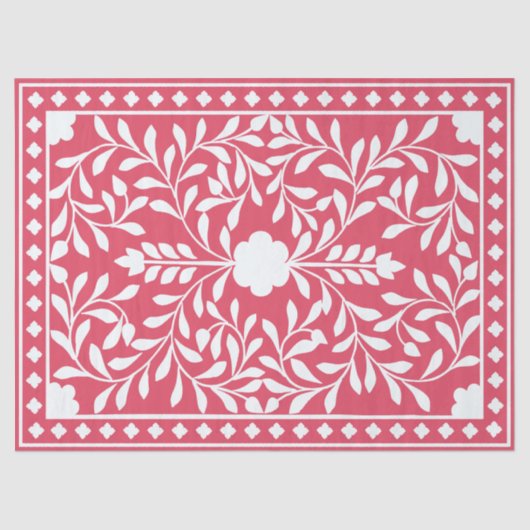 Raspberry Traditional Bone Inlay Decoupage Paper Seidenpapier (Vorderseite)