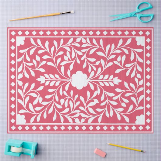 Raspberry Traditional Bone Inlay Decoupage Paper Seidenpapier (Basteln)