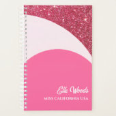 Raspberry Twist Custom Pageant Planner Calendar Planer (Vorderseite)