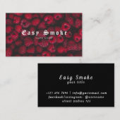 Raspberry Vape Shop Business Card Visitenkarte (Vorne/Hinten)