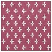 Raspberry Viktorianisch Fleur de Lys Fabric Stoff (Muster)