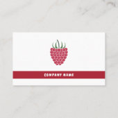 Raspberry-Visitenkarte Visitenkarte (Rückseite)