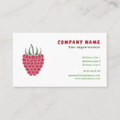 Raspberry-Visitenkarte Visitenkarte (Vorderseite)