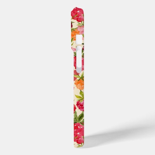 Raspberry Watercolor Coquette Case-Mate iPhone Hülle (Rückseite / Links)