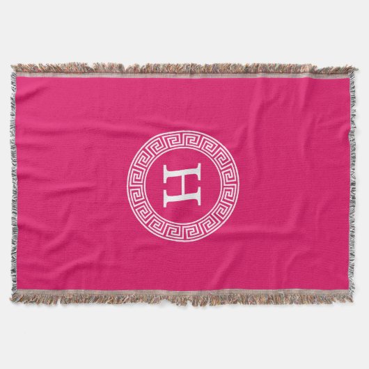 Raspberry Welch erste Monogramm für den griechisch Decke (Vorderseite)