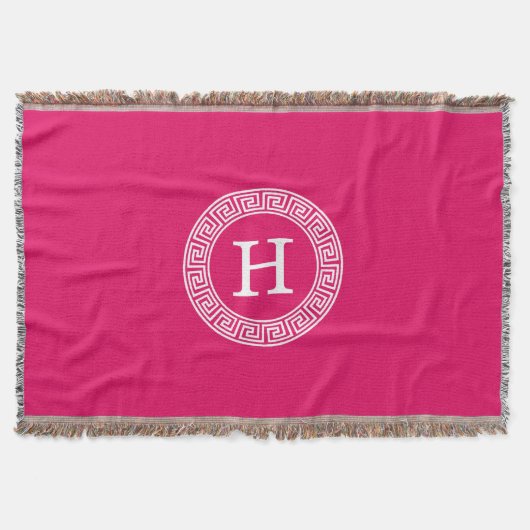 Raspberry Welch erste Monogramm für den griechisch Decke (Vorderseite)