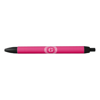 Raspberry Welch erste Monogramm für den griechisch Kugelschreiber