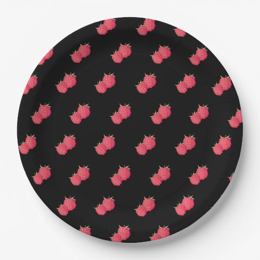 Raspberrys Pappteller (Vorderseite)