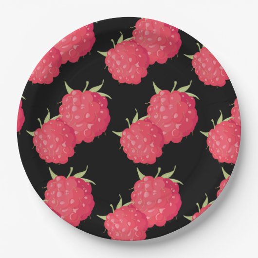 Raspberrys Pappteller (Vorderseite)