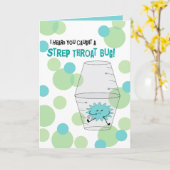 Raspel Throat wird gut gefangen Bug in Medici Cups Karte (Gelbe Blume)