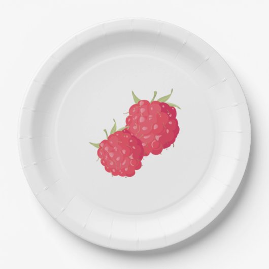 Rasperry Pappteller (Vorderseite)