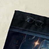 Raspian Dynamorph Drone AI Art von Xzendor7 Strandtuch (Beispiel)