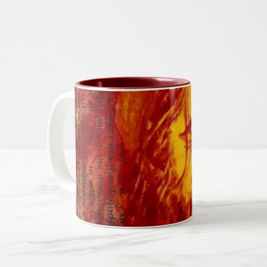 Rasputin Kaffee-Tasse Zweifarbige Tasse (Vorderseite Links)