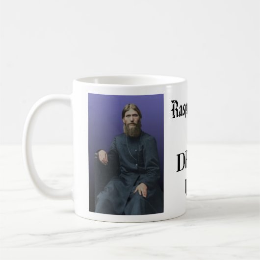Rasputin, Rasputin, sagt Rasputin, DRINKUP! Kaffeetasse (Links)