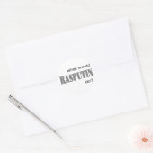 Rasputin Runder Aufkleber (Umschlag)