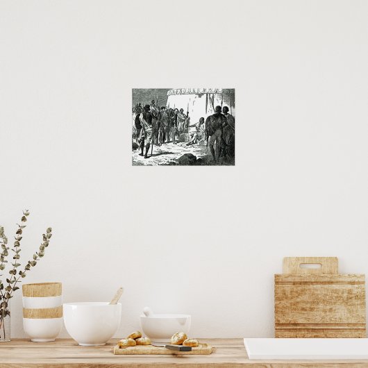 Rassams Interview mit König Theodore Poster (Küche)