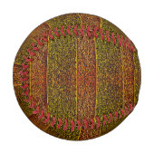 Rasse, geprägte und schattige Streifen, rötlich Baseball (Vorderseite Links)