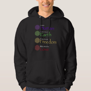 Rasse: Menschlicher Geburtsort: Geopolitik: Freihe Hoodie