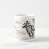 [Rasse-Tasse] ENGLISCHES VOLLBLUT Kaffeetasse (Mittel)