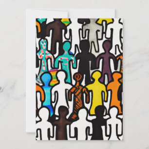 Rassengleichheit Feiertagskarte