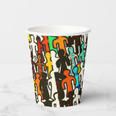 Rassengleichheit Pappbecher (Rückseite)