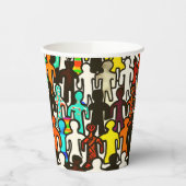 Rassengleichheit Pappbecher (Links)