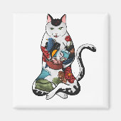 Rassenkatze Magnet (Vorne)