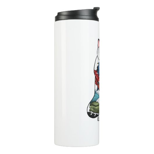 Rassenkatze Thermosbecher (Nach links gedreht)