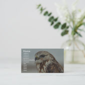 Rassige Hawk Visitenkarte (Stehend Vorderseite)