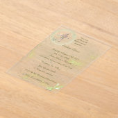 rassige und elegante Taufe Acryleinladungen (Ablage )