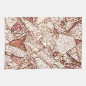 Rassiger Stein in cremig hellbraun Geschirrtuch (Horizontal)