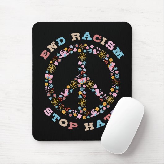 Rassismus beenden Hass Mousepad (Mit Mouse)