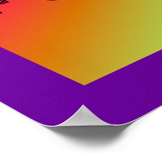 Rassismus beenden poster (Ecke)