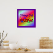 Rassismus beenden poster (Küche)